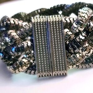 Vintage Braided Metal Bracelet